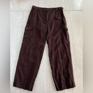 Talbots Brown Y2K Cargo Pants